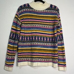 Talbots Multicolor Knit Sweater. Sz S.